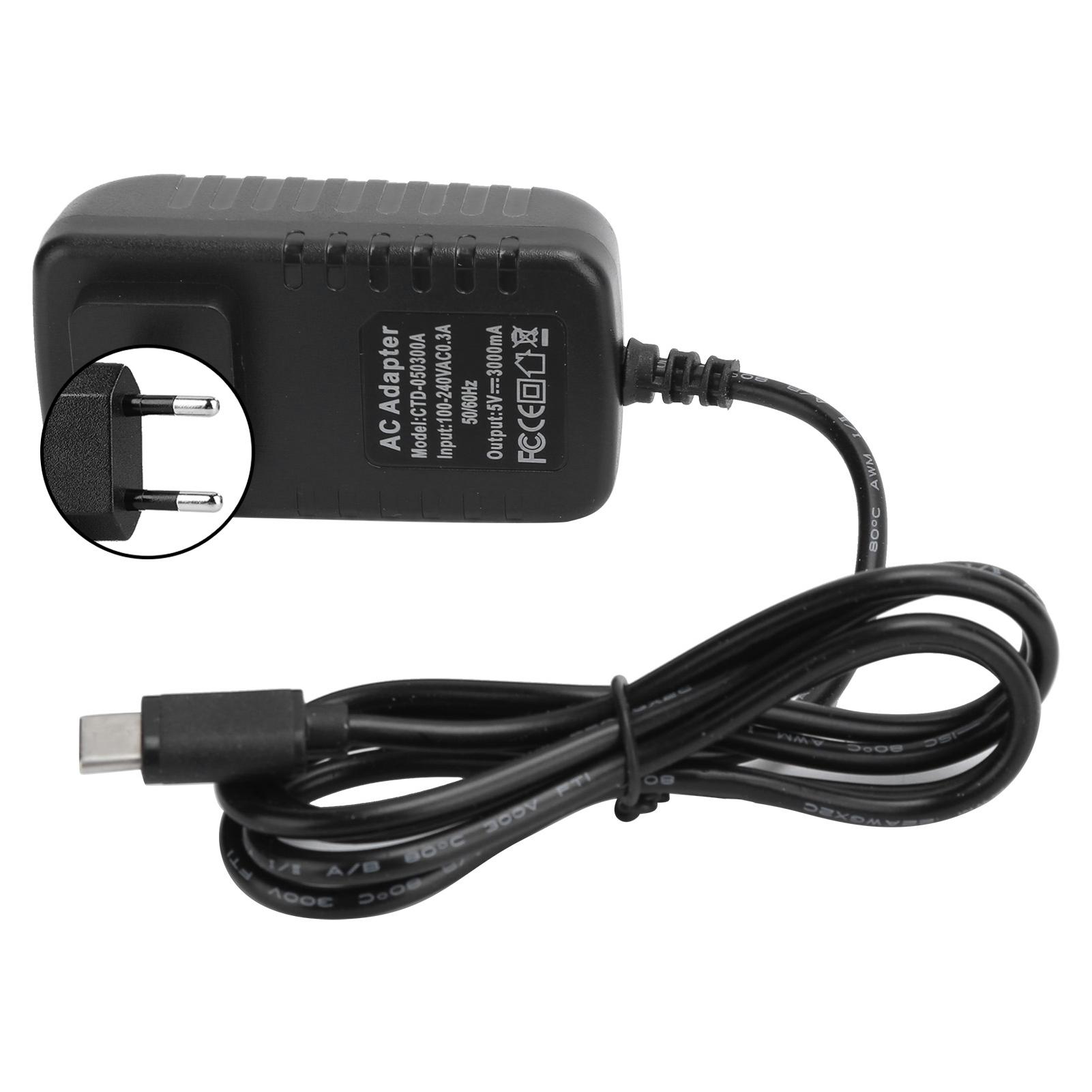 Netzteil für Raspberry Pi 4B 5V 3A Netzteil Rollenmaschinenlinie Typc Ladegerät Computerzubehör EU PLUG