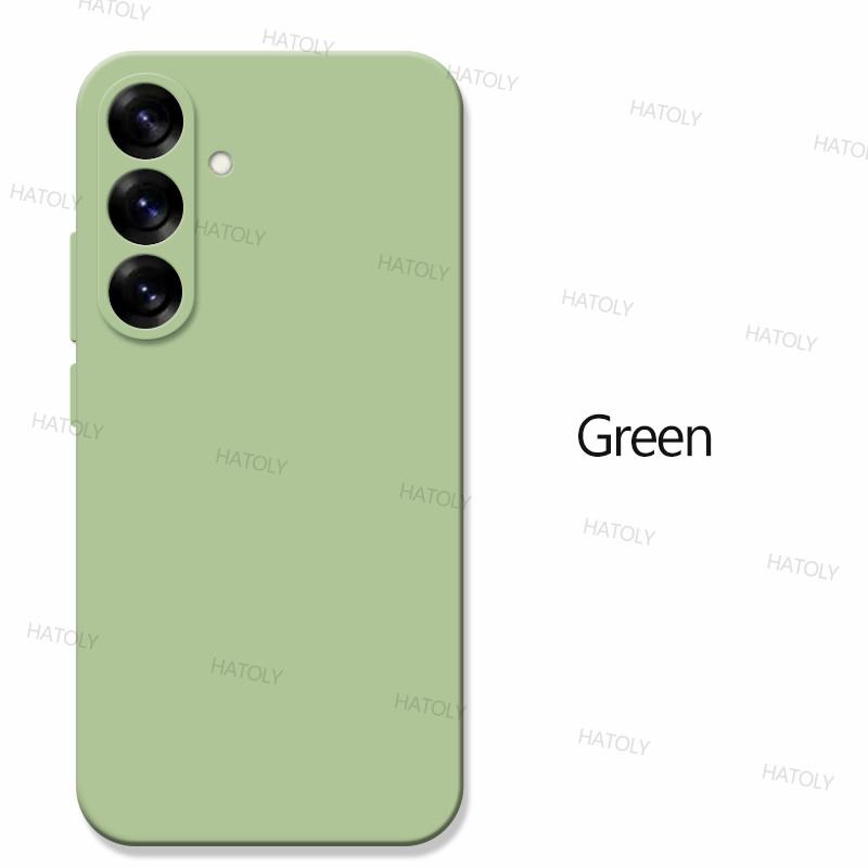 Für Samsung Galaxy A36 5G Fall Samsung Galaxy A36 5G Abdeckung TPU Stoßfest Flüssige Silikon Telefon Abdeckung Für Samsung Galaxy a36 5G For Samsung A36 5G grün