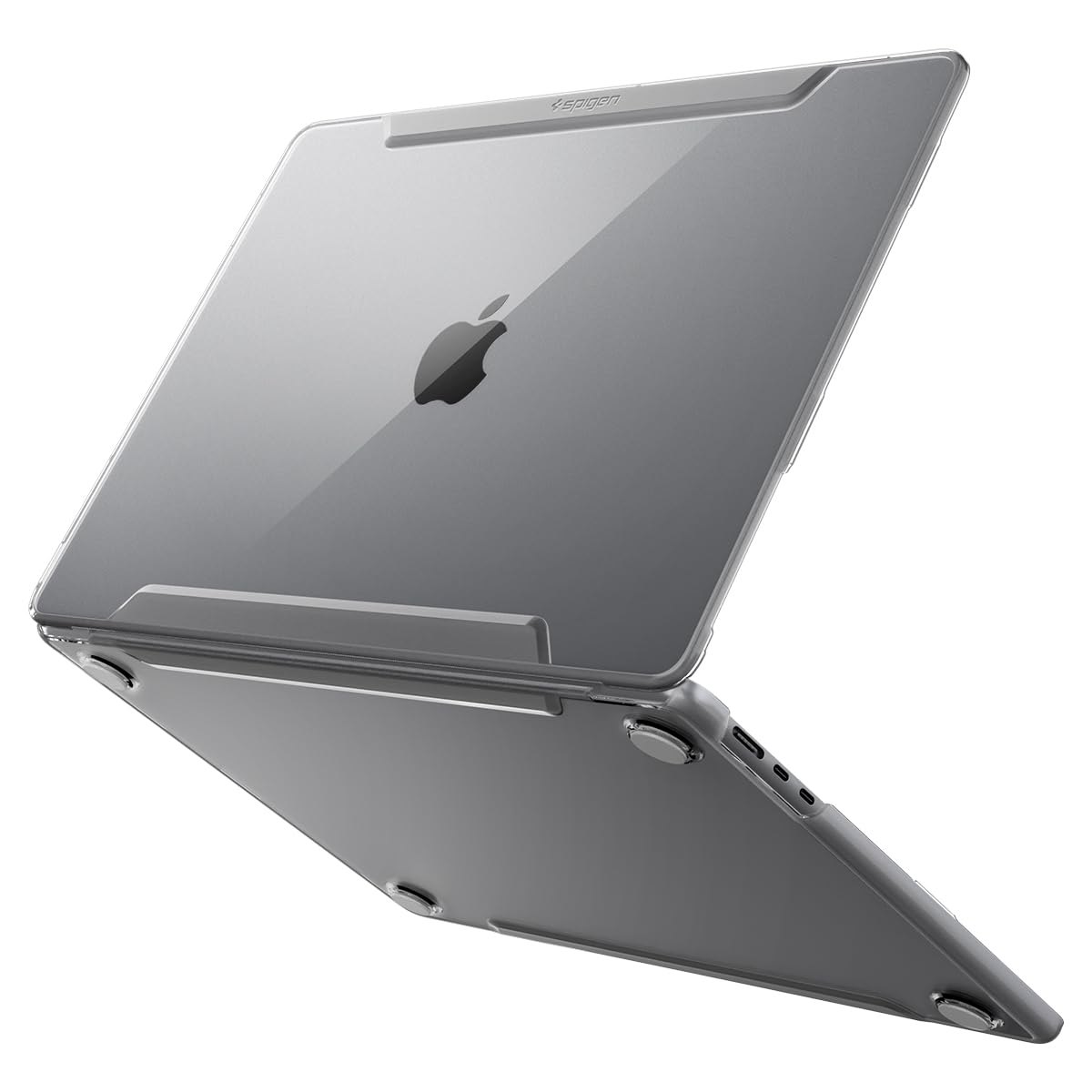 Spigen Hartschalenhülle für MacBook Air 15-Zoll M4, M3 (2025/2024) / MacBook Air 13-Zoll M2 (2023) Schlanke Passform (ACS05271) (Kristallklar)