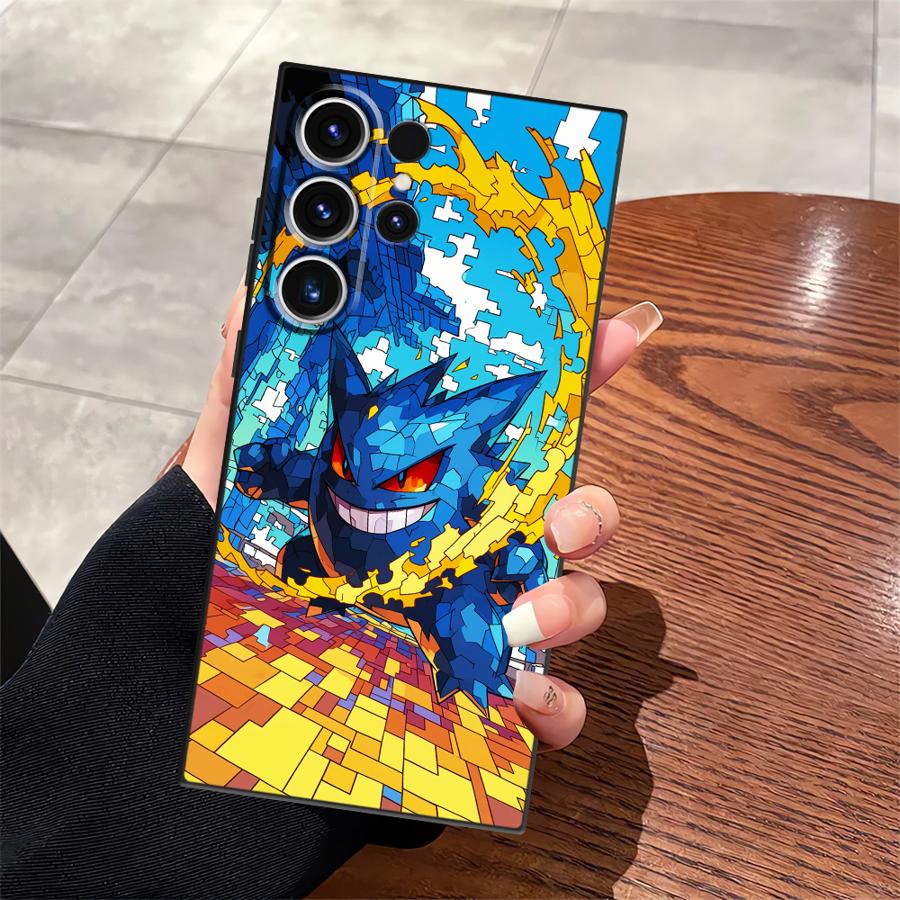 Süßes Pikachu Pokemon Hülle Handyhülle für Samsung Galaxy S26 S25 Ultra S20 Note 20 Ultra 8 9 10 S21 FE S10 S9 S23 S24 Plus Galaxy S26 Ultra