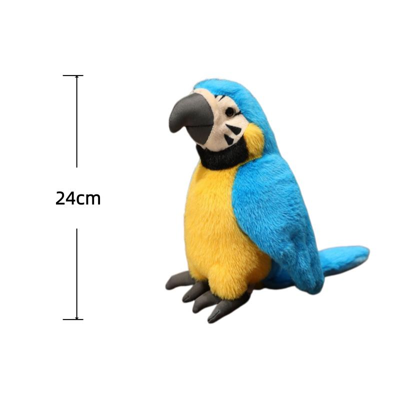 24cm Papageien Plüschtiere Simulierte Tier Papagei Kuscheltier Heimdeko Spielzeug Kinder Tier Spielzeug Kreative Geburtstags Überraschungsgeschenke