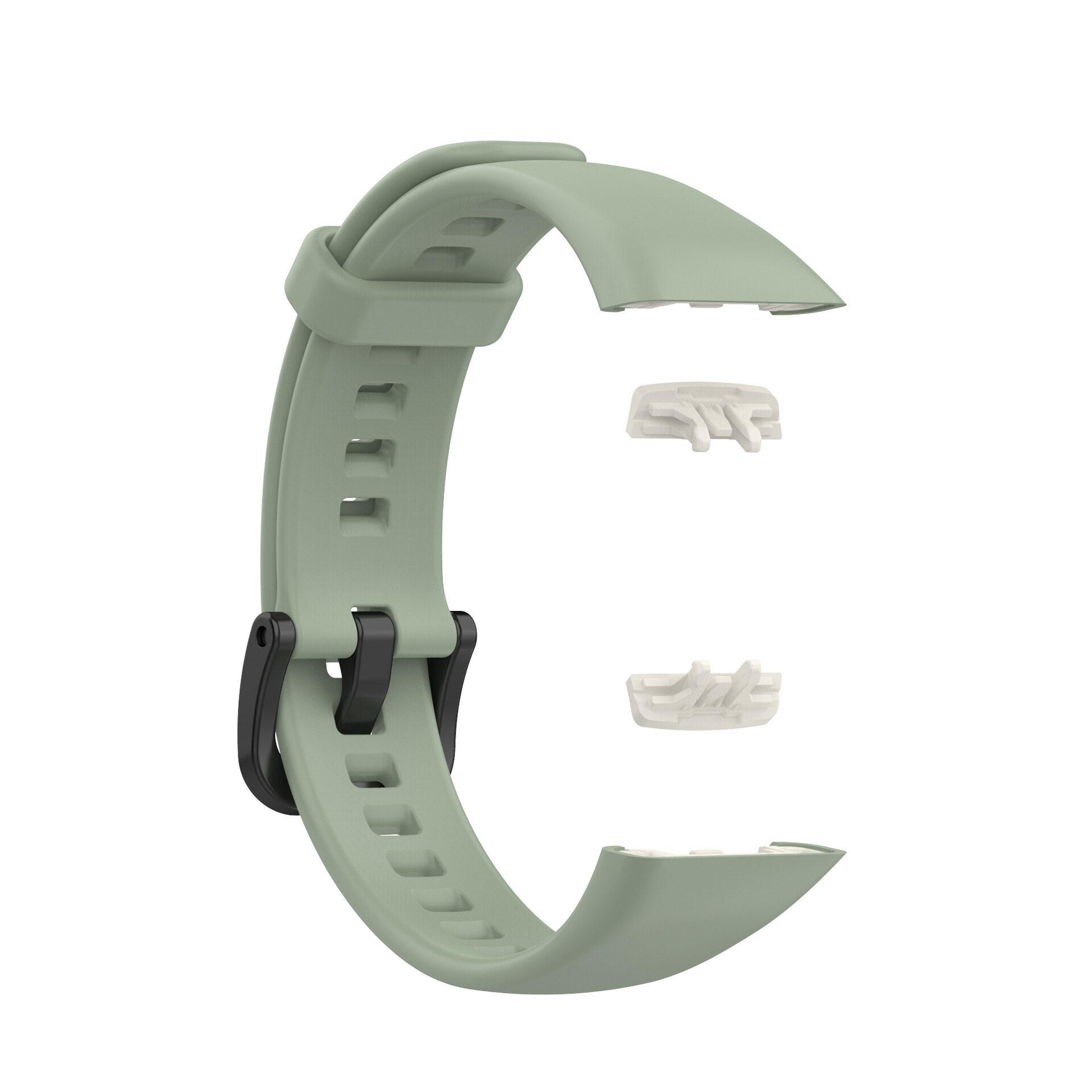 Weiches Silikon-Sportarmband für Huawei Band 6, Smart-Armband, Ersatzarmband für Huawei Watchband 6, Honor Band 6 For Honor Band 6 hellgrüne