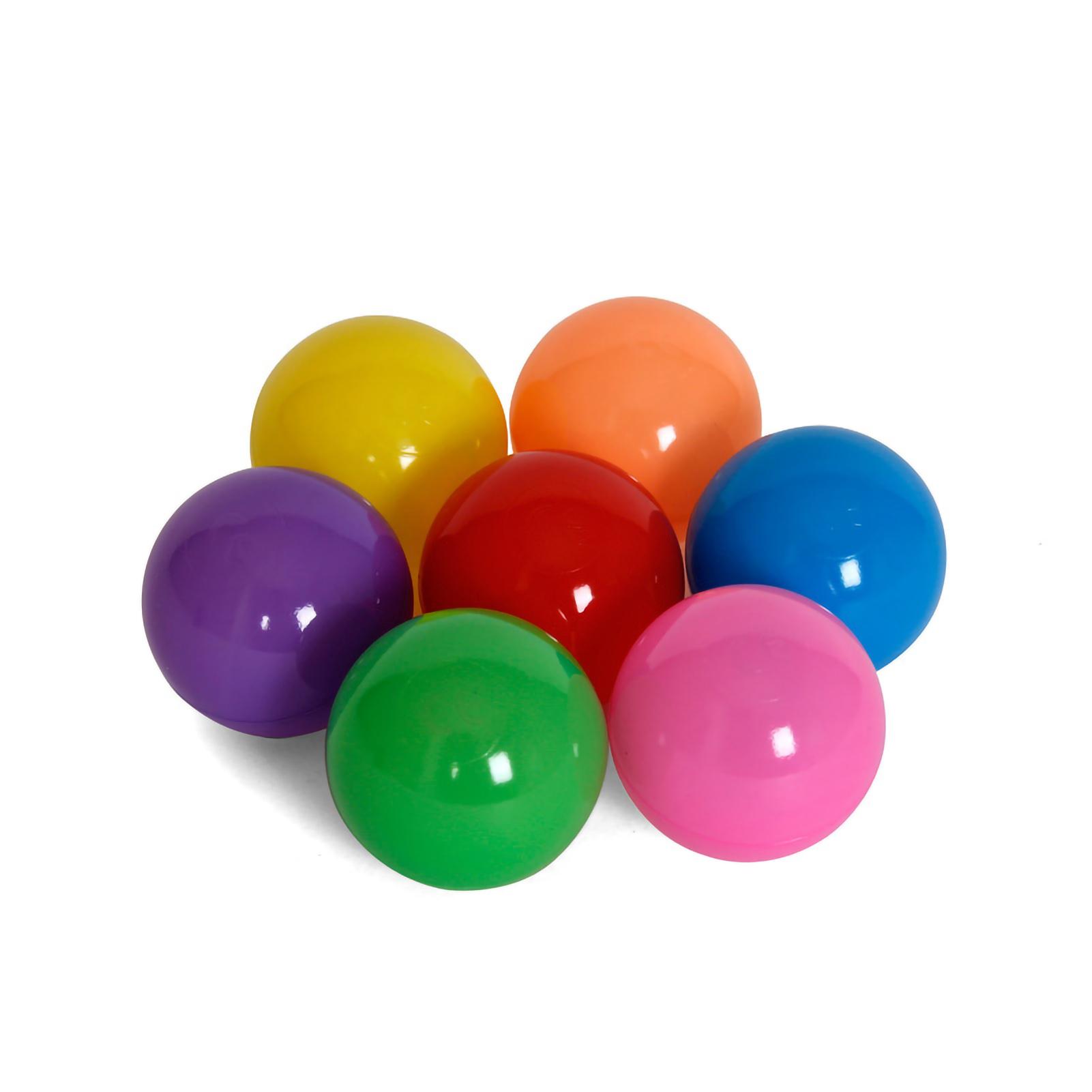 100 stücke Kinder Spielen Ball Lustige Helle Farbe Wiederverwendbare Ozean Ball für Pool Spielplatz Zelt7 Farben