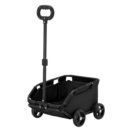Hunde-Kinderwagen Katzen-Kinderwagen 4 Räder Faltbar Kleine Hunde Katzen Kinderwagen Haustier schwarz