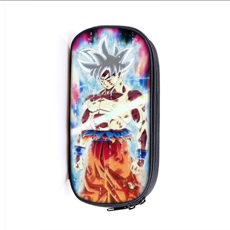 Dragon Ball Anime Son Goku Cartoon Große Kapazität Federmäppchen Mode Jungen Mädchen Stiftebeutel Schulbedarf Schüler Schreibtischzubehör Box