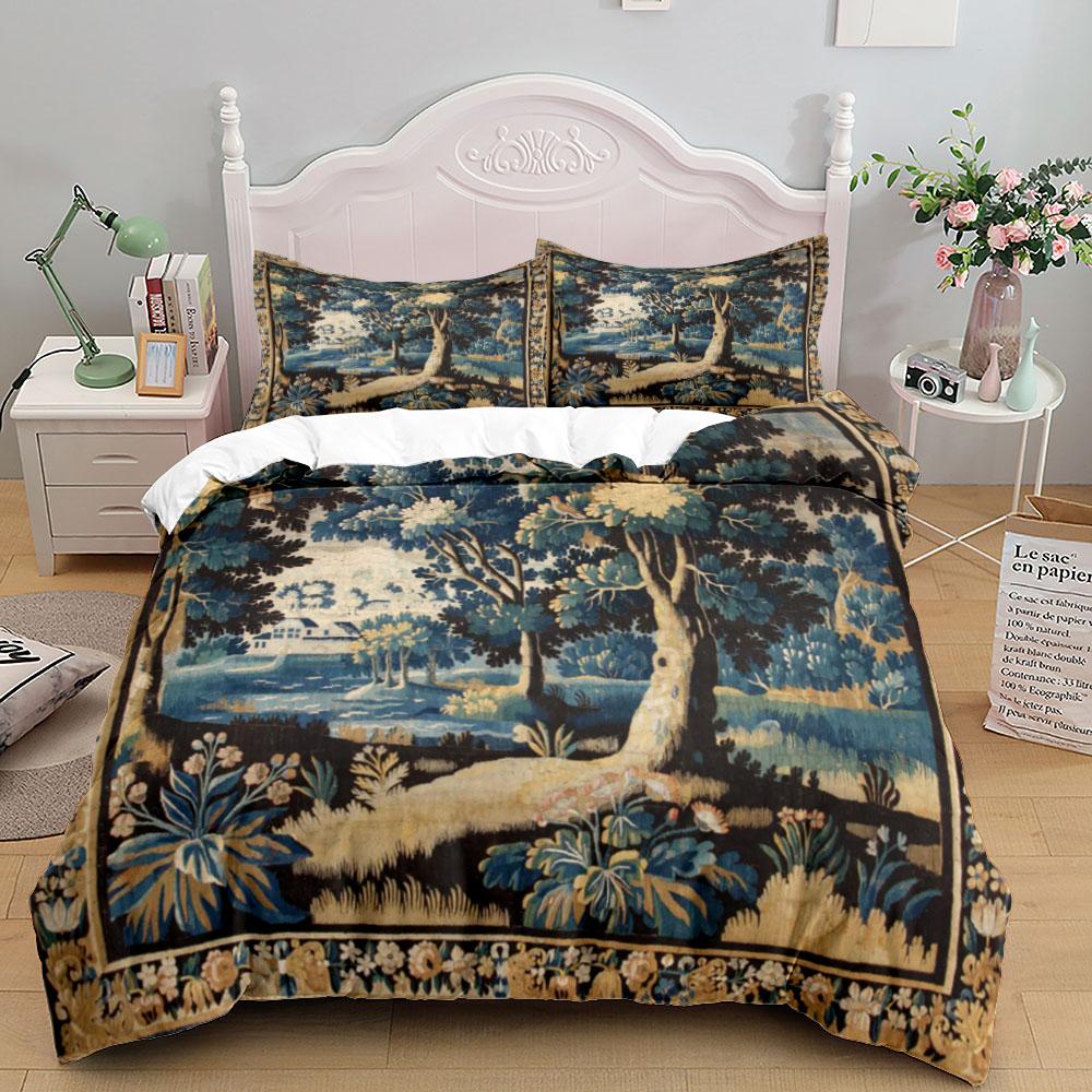 Bettwäsche-Set mit Hieronymus Bosch-Motiv, Bettbezug-Set, Kingsize-Bett, Queensize-Bett, Doppelbett, Doppelbett, Einzelbett, Einzelbett 140x210cm