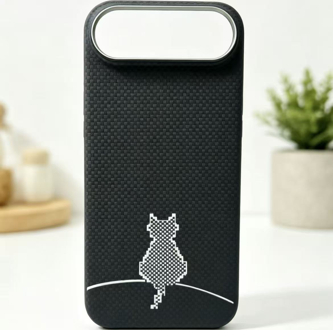 Für iPhone Air 17 Air Ultra Dünn Leicht Aramid Kohlefaser Hülle Starke Magnetische MagSafe Hülle Aramidfaser Abdeckung iPhone Air