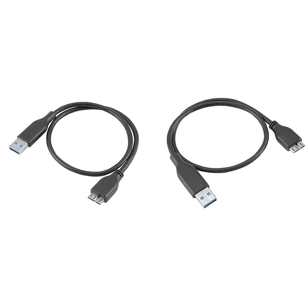 Datenleitungen USB 3.Stecker A auf Micro B Daten-Synchronisierungskabel für externe Festplatte, Festplatte, 50 cm