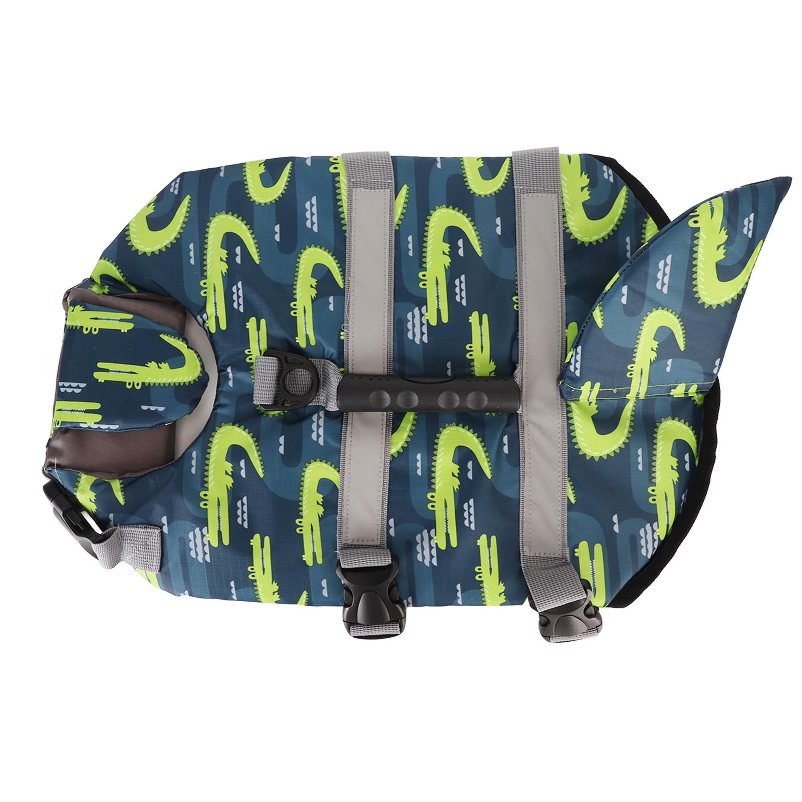 Hunde-Schwimmweste mit Griff Verstellbare Hunde-Rettungsweste Hunde-Schwimmhilfe Schwimmweste mit Reflexstreifen M