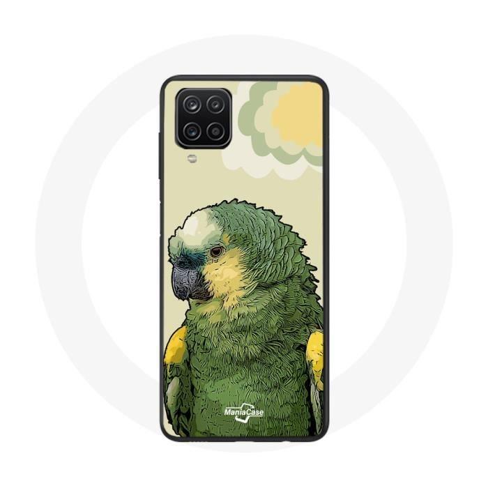 Samsung Galaxy A12 Hülle Amazon Papageien Grün