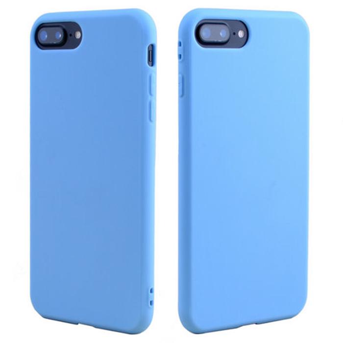 Luxus Silikon Handyhülle für iPhone 11 Pro Max Mini Soft Candy Cover für iPhone iPhone XR XS X 6 6S 7 8 Plus Hüllen For 11 pro max blau