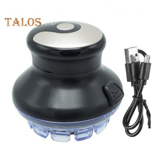 Elektrischer Haarschneider, LED-Anzeige, wiederaufladbarer kabelloser Haarschneider für Männer, 360 Grad flexibler Schneider, Selbsthaarschnitt-Shortcut-Kit schwarz