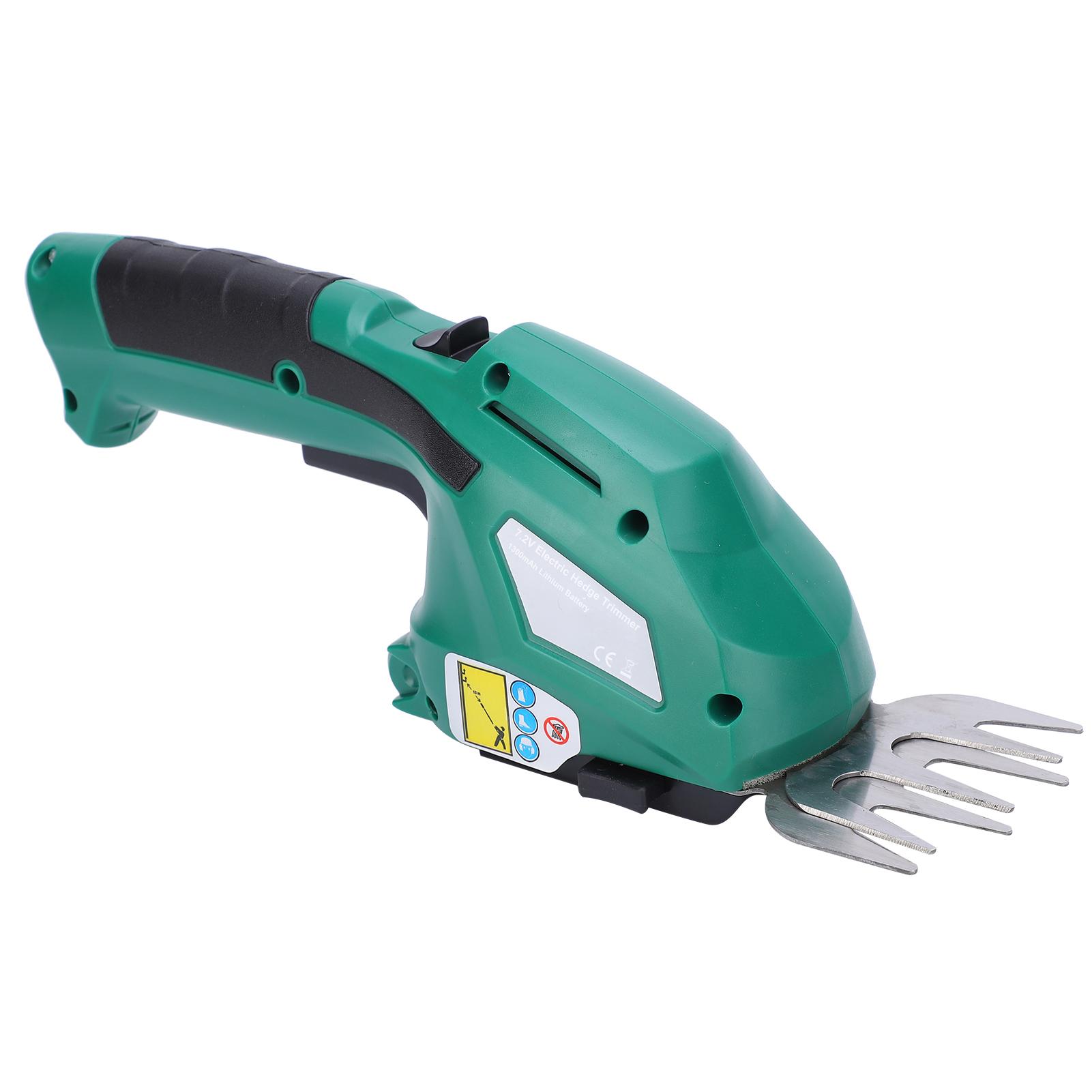 2in1 Elektrischer Trimmer 7.2V LiIon Akku Heckenschere Gartenzubehör