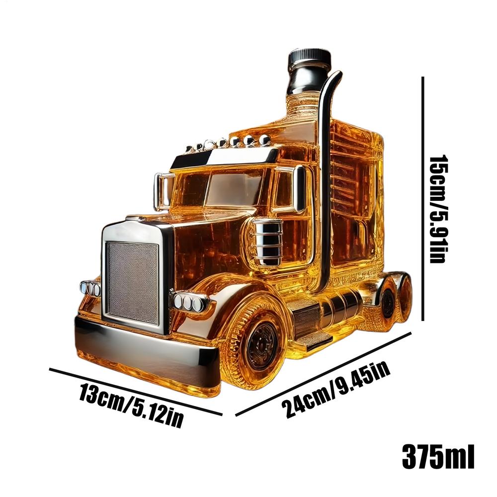 Likör Karaffe Halber LKW Whiskey Flasche 375ml Vintage Likör Behälter Mit Interessantem Verschluss Für Brunch Bier