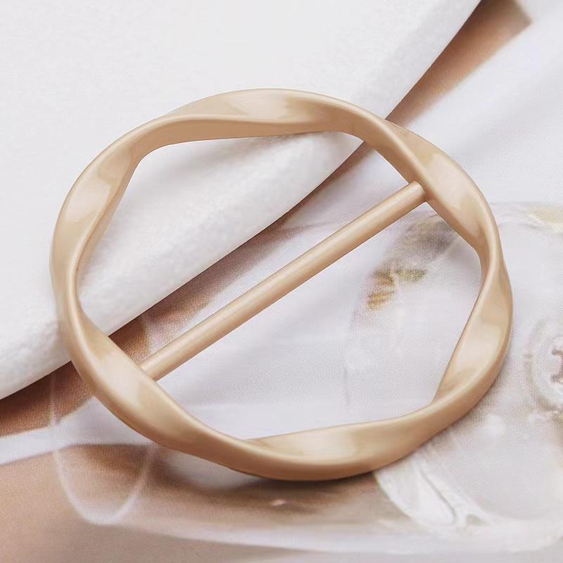 Ecke Saum Taille Geknotet Broschen Kristall Perle Metall Hijab Seidenschal Ring Clip Knopf Hemd T-Shirt Fixierter Halter Schal Schnalle 1PCS