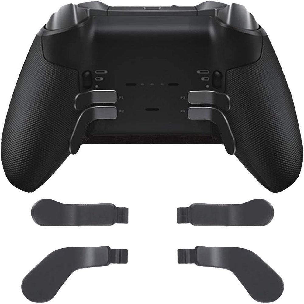 4 Stück Metallpaddel Ersatz für Microsoft Xbox One Elite Controller Serie 2 black