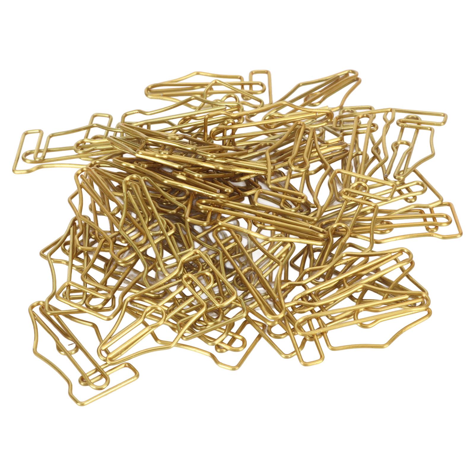 100 Stück Ausgefallene Büroklammern Große Kunststoffbeschichtete Draht Mehrzweck Stiftförmige Büroklammern für Zuhause