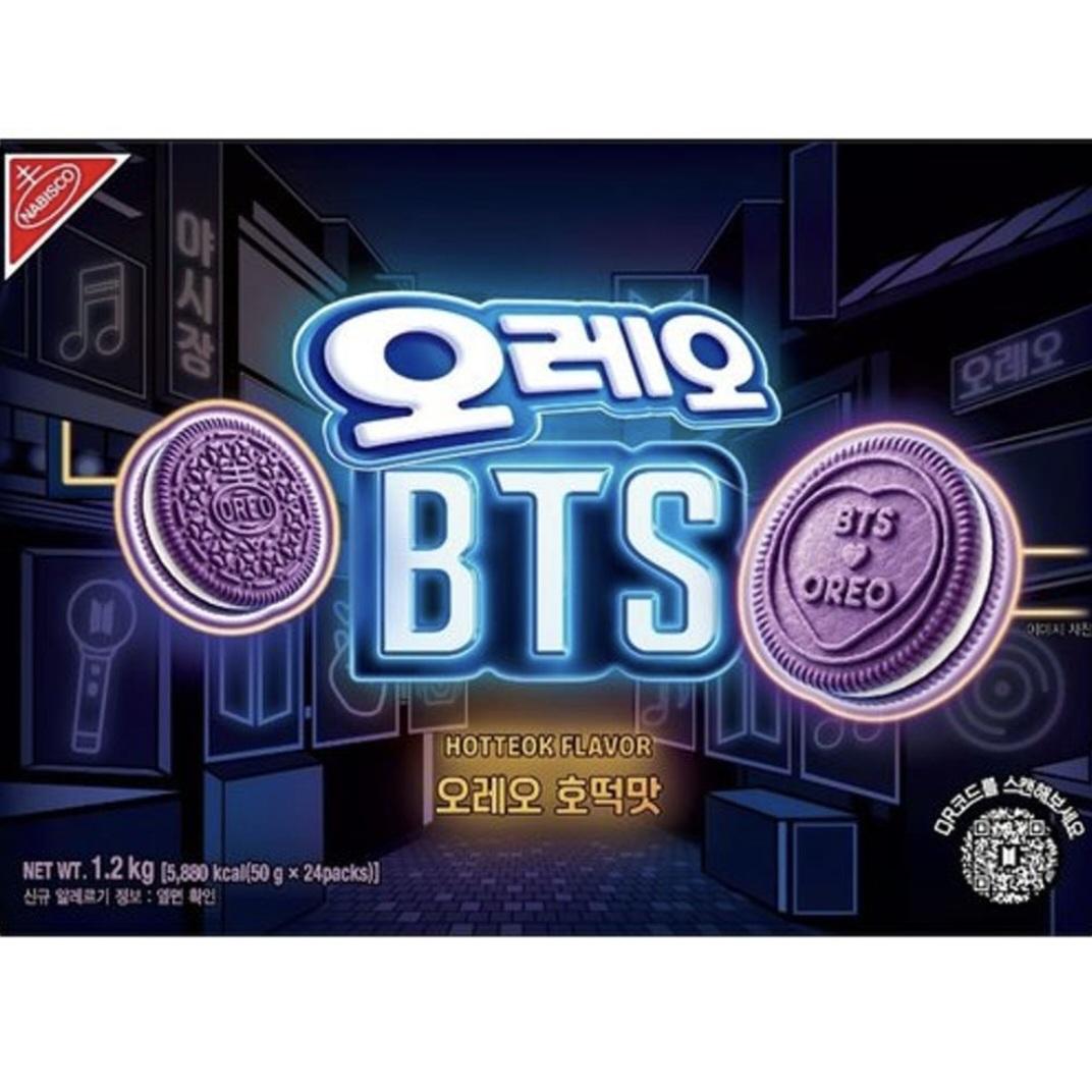 BTS OREO Limitierte Edition Brauner Zucker Pfannkuchen Sandwich Kekse Offizieller Korea Snack OREO Hotteok 1.2kg