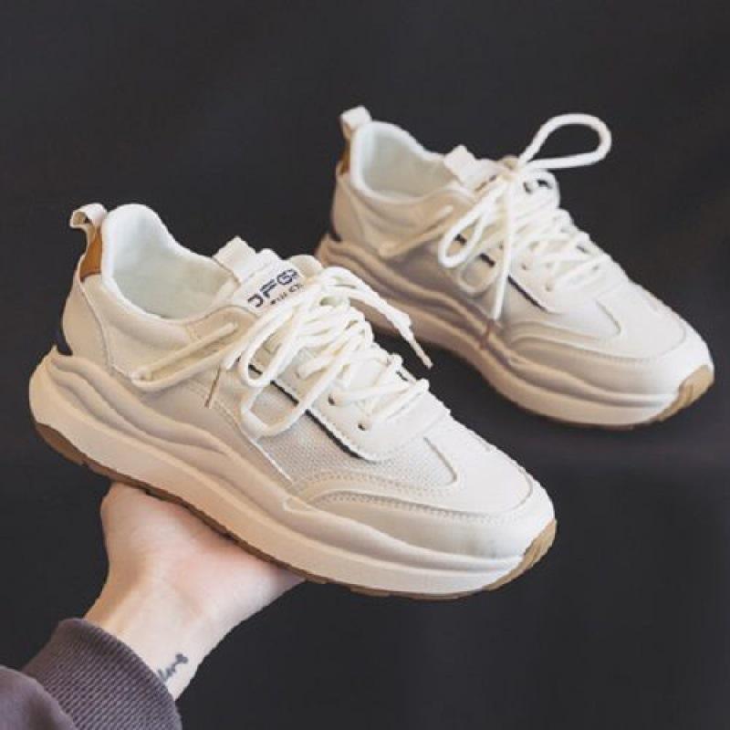 Sport Sommer Dünn Atmungsaktiv Argan Dad Schuhe Damen Neu Sommer Mesh Oberfläche Mesh Schuhe Weiße Schuhe 40 beige