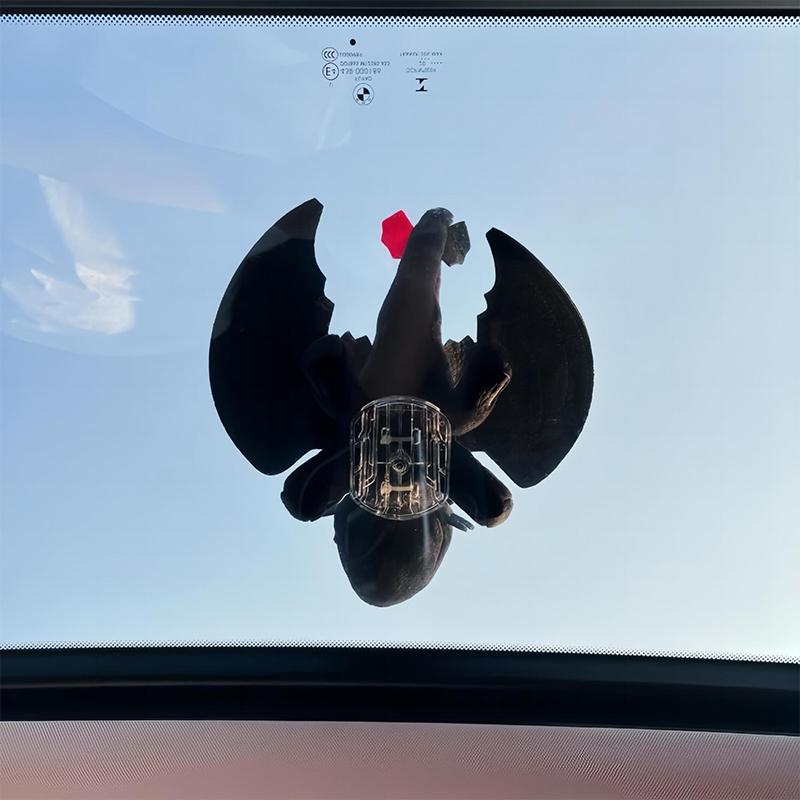 Diy Auto Zubehör Dekoration Puppe Basis Drachen Puppe Helm Auto Motorrad Dach Schiebedach Dekoration Drachen Auto Dekoration Innen