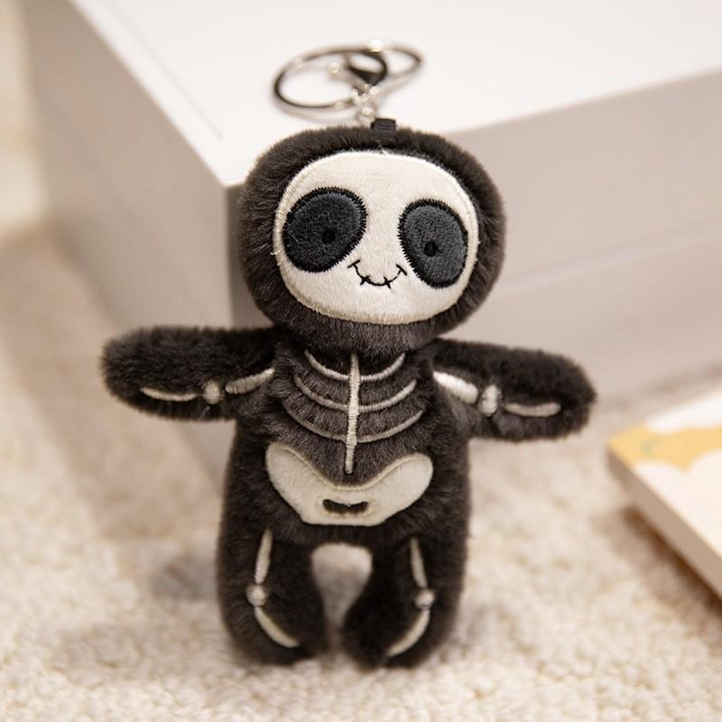 Plüschtier Jellycat Tier Schlüsselanhänger Superweich PP Baumwolle Taschenanhänger Geschenk für Kinder Skull