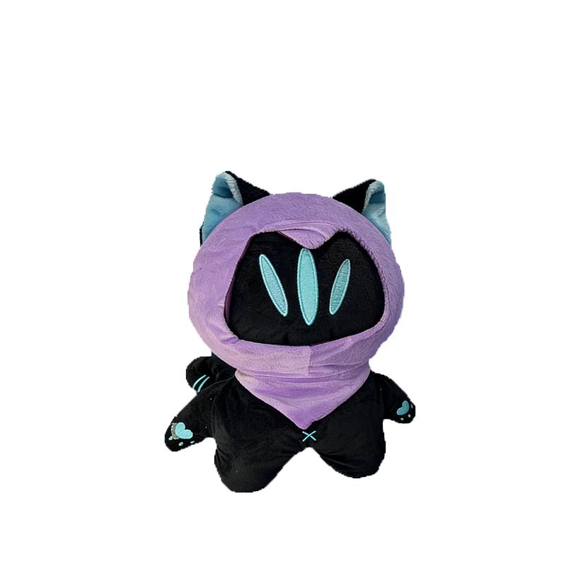 3 verschiedene Größen Cartoon Spiel Anime Valorant Clove Niedliche Plüschtiere Bedruckter Seestern Körper Tier Katze Cosplay Zubehör Kinder Geschenke