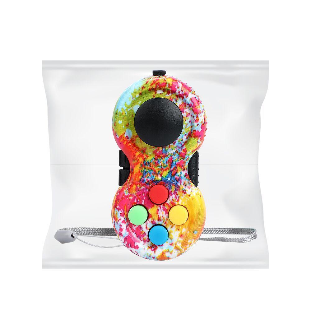 Neuer Premium-Qualitäts Fidget Controller Pad Spiel Fokus Spielzeug Glattes ABS-Kunststoff Stressabbau Drücken Spaß Hand Heiß Interaktiv Geschenk
