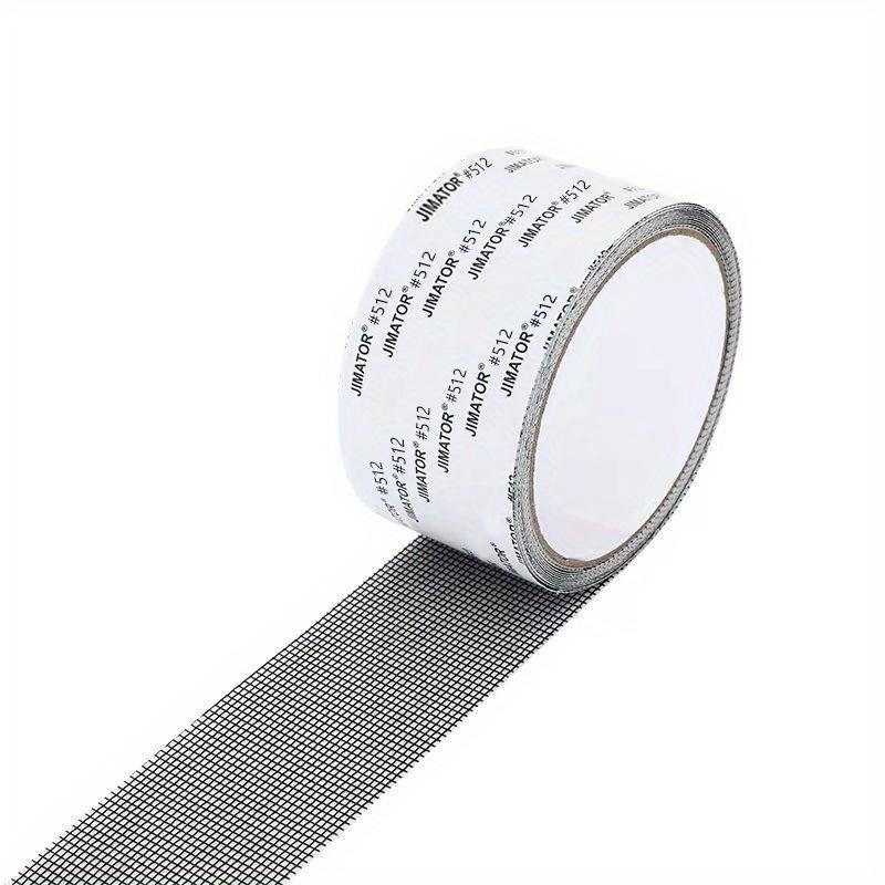 Selbstklebendes Reparaturband für Fliegengitter, Reparaturset für Fliegengitter, Reparaturband für Fenster, Glasfaser-Fliegengitterband, Netzreparatur für Fliegengitterfenster white