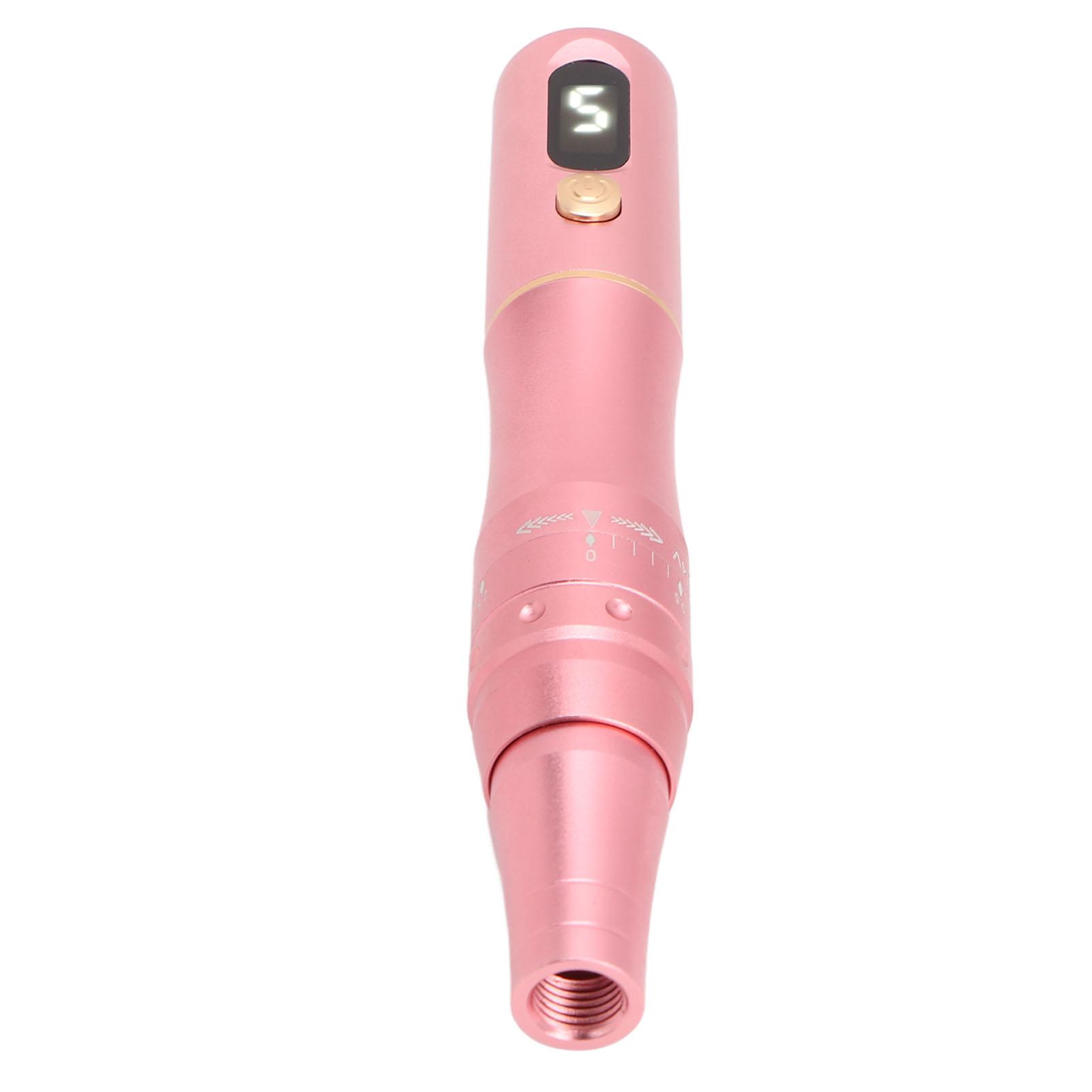 Semi Permanent Make-Up Maschine 5 Geschwindigkeit 15000rpm Microshading Maschine Stift für Augenbrauen Eyeliner US Plug rose gold