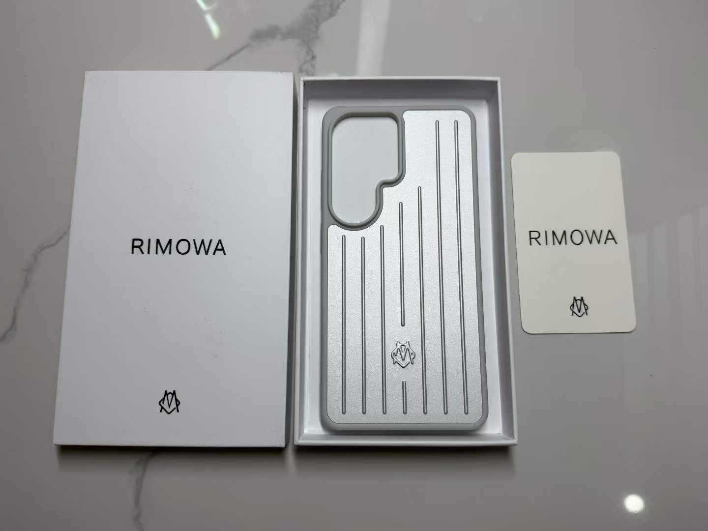 RIMOWA Original Samsung Galaxy S26 Ultra Koffer Handyhülle S25 Ultra silber