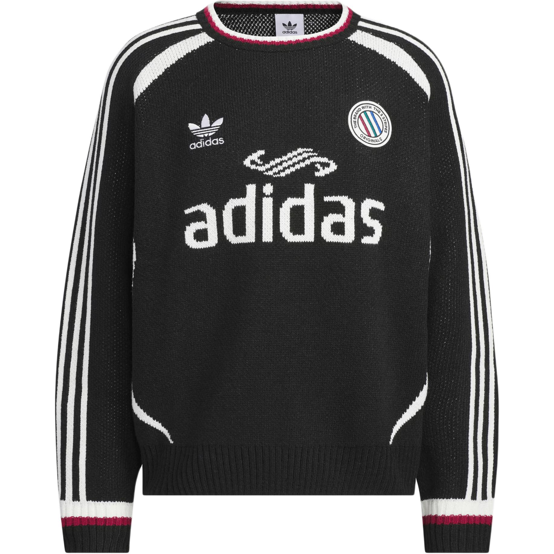 Adidas Originals Adicolor Adc Rundhals-Pullover Unisex-Pullover Schwarz JL8365 XS