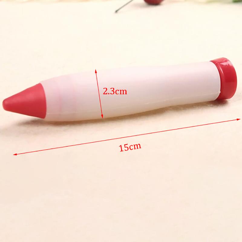 Silikon-Schreibstift für Lebensmittel, Schokolade, Dekorationswerkzeuge, Kuchenform, Sahnebecher, Kekse, Zuckerguss, Spritztüllen, Gebäckdüsen, Küchenzubehör A