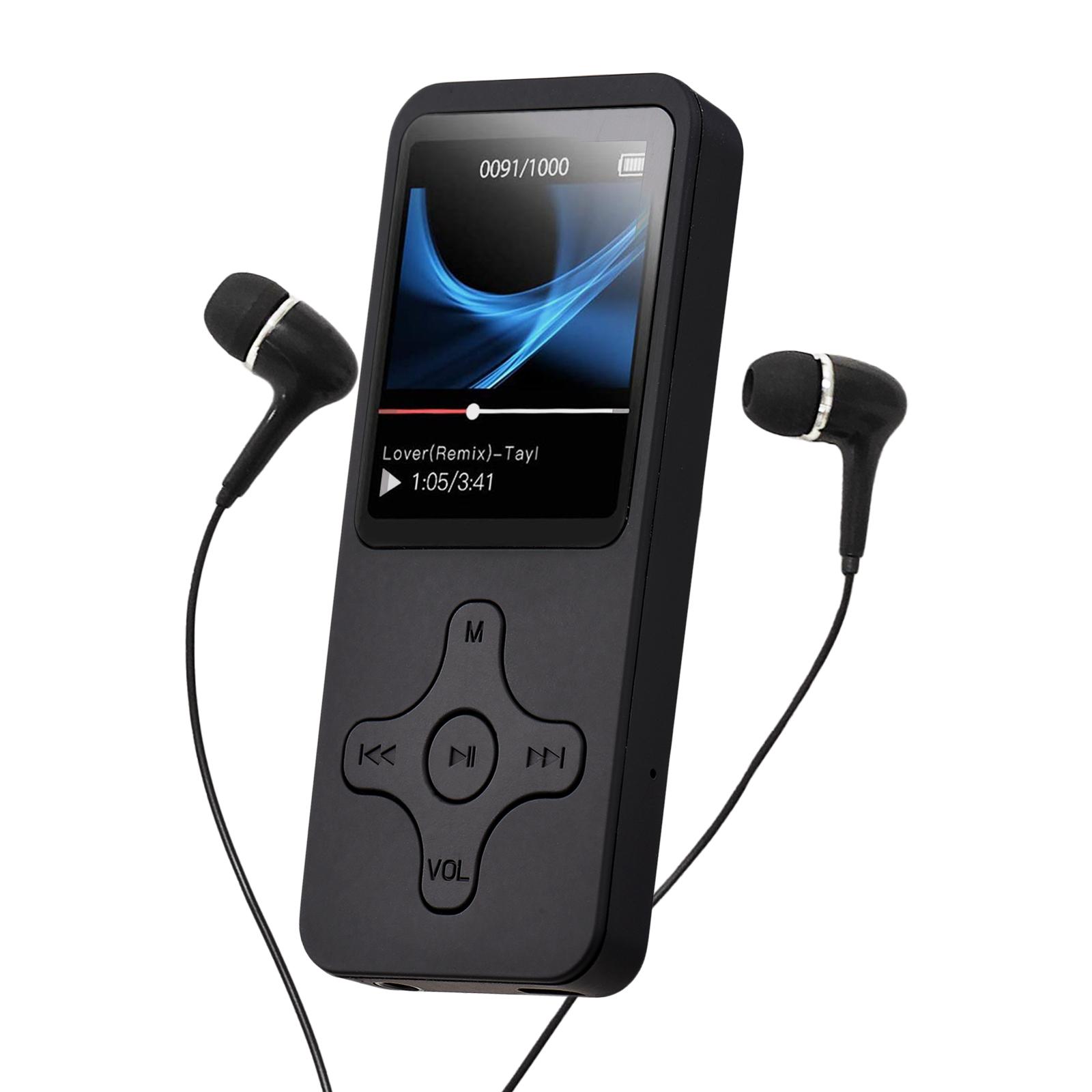 Tragbarer MP4-Player, MP3-Musik-Player mit Kopfhörer, LCD-Bildschirm, Video-Player, Foto-Viewer, unterstützt TF Type 1