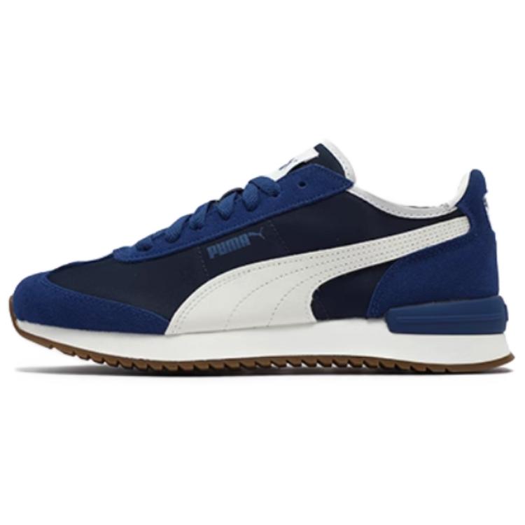 Puma R78 Bequeme Vielseitige Low-Top Lifestyle-Sneaker Unisex-Sneaker Off-White Blau 392901-12 42.5