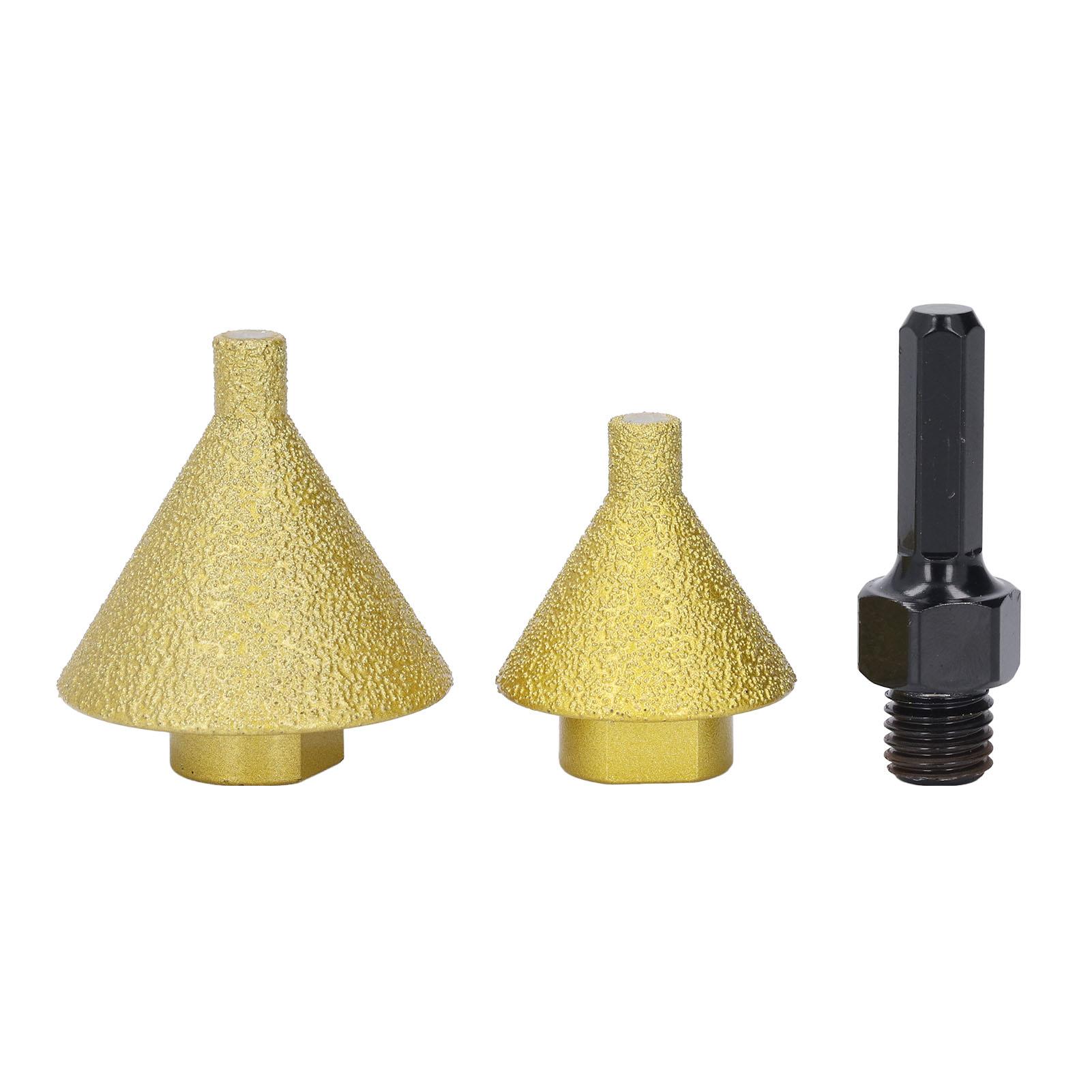 Abschrägung Fase Bit für Winkel Grinder Fliesen Vergrößern Trimmen Senker Bohrer Dia 38mm 50mm mit