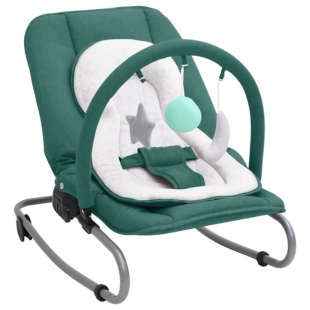 Baby-Schaukel Grün Stahl