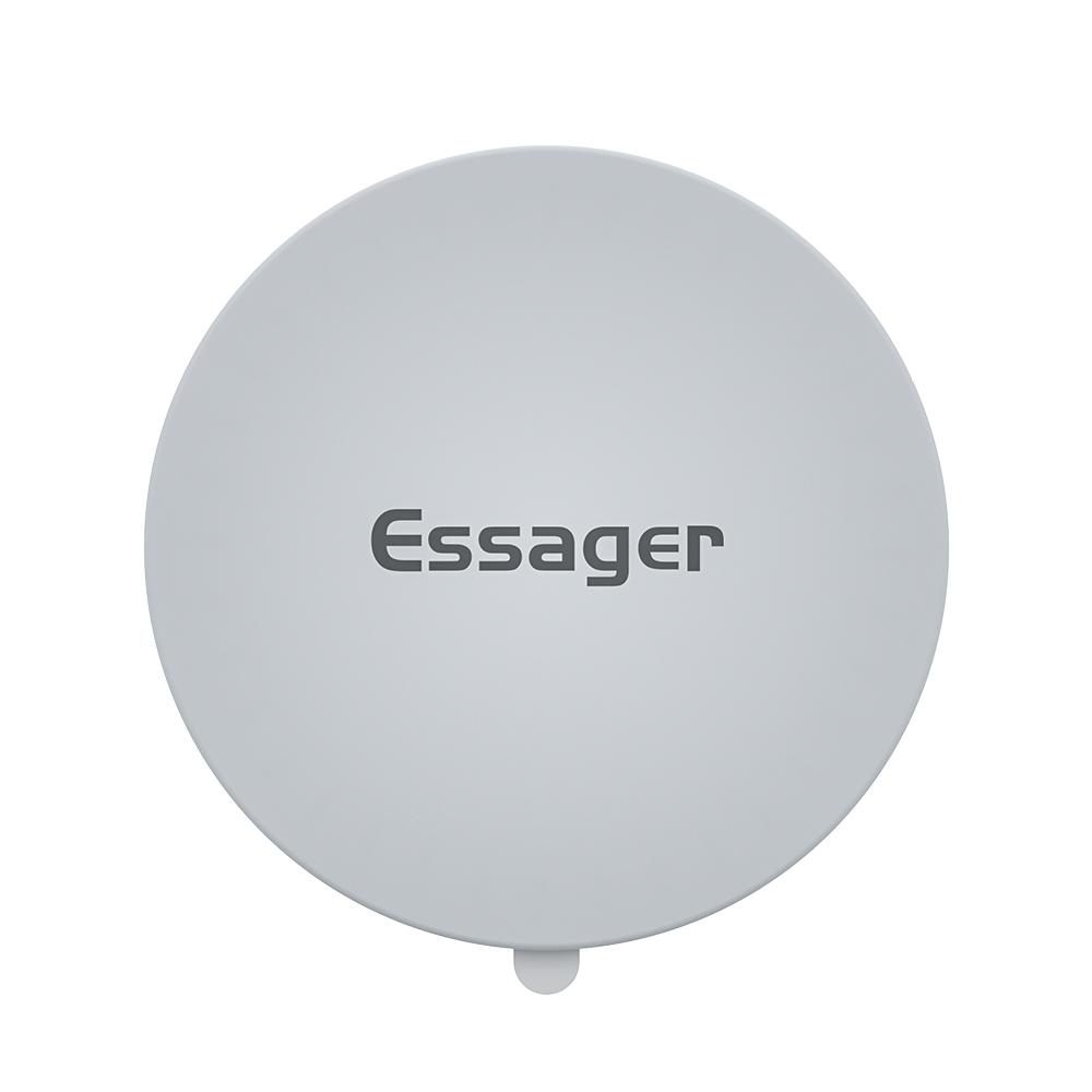 Essager Metallplatte Disk Eisenblech für magnetisches kabelloses Ladegerät Autotelefonhalter Magnetaufkleber für iPhone 12 11 Pro Max Xs X as picture weiß