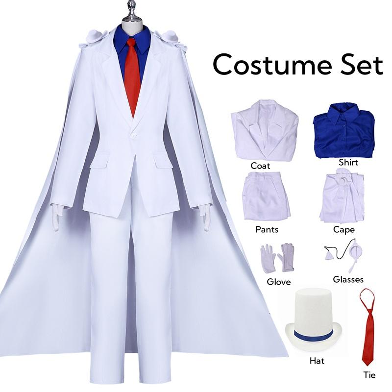 Kuroba Kaito Cosplay Kostüm Karnevalsuniform Anime Halloween Rollenspiel Feiertagsparty Kostüme Halloween Weihnachten S