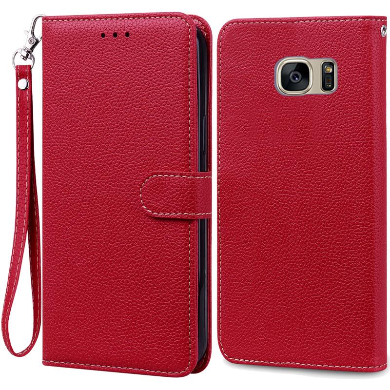 S7Edge Fall Für Samsung Galaxy S7 Fall Leder Brieftasche Auf Für Samsung S7 Rand Fall Weiche Flip-Cover Für Samsung s7 S 7 Rand Fundas For Samsung S7 Edge