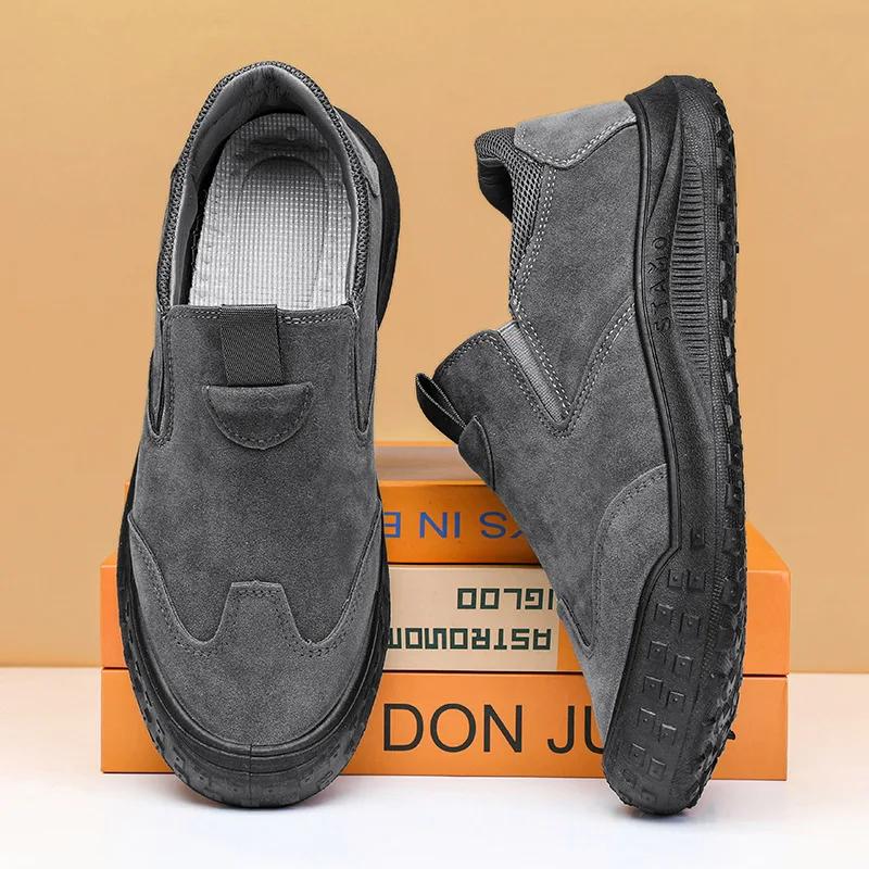 Atmungsaktive Herren Arbeitsschuhe Sicherheitsschuhe Leichte Schutz-Sneaker Sicherheitsschuhe mit Stahlkappe Herren Durchstichfeste Stiefel Sommer 44 grau