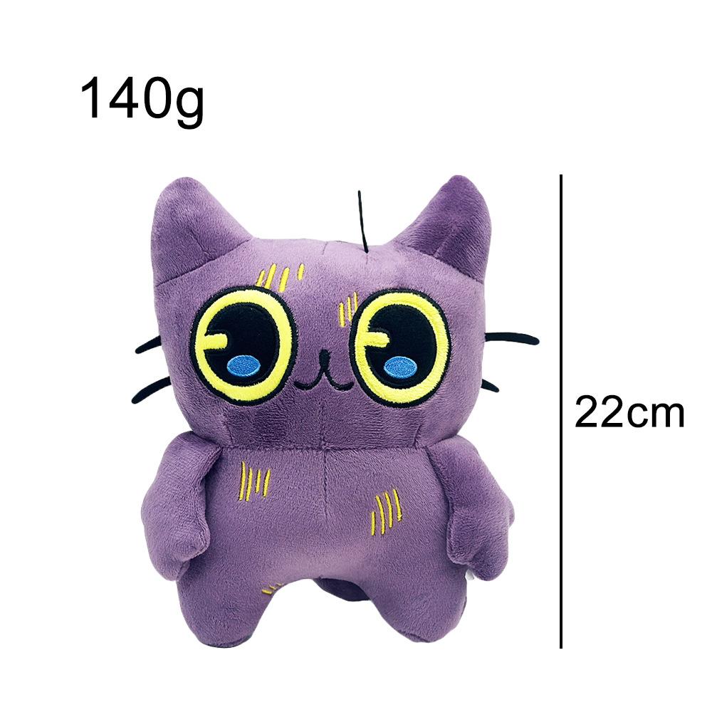 Neue Tostada Plüschpuppe Niedliche Lila Katze Baumwollpuppe Anime Zubehör Spielzeug Halloween Weihnachtsgeschenke
