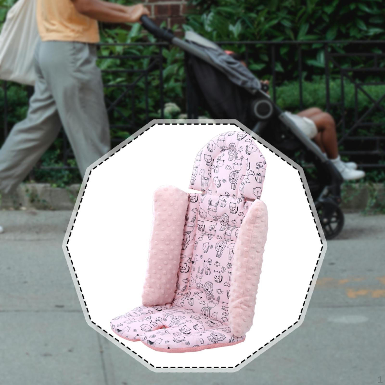 Kissen Neugeborenen Kinderwagen Matratze Sitzauflage Babyschale Kinderwagen rosa
