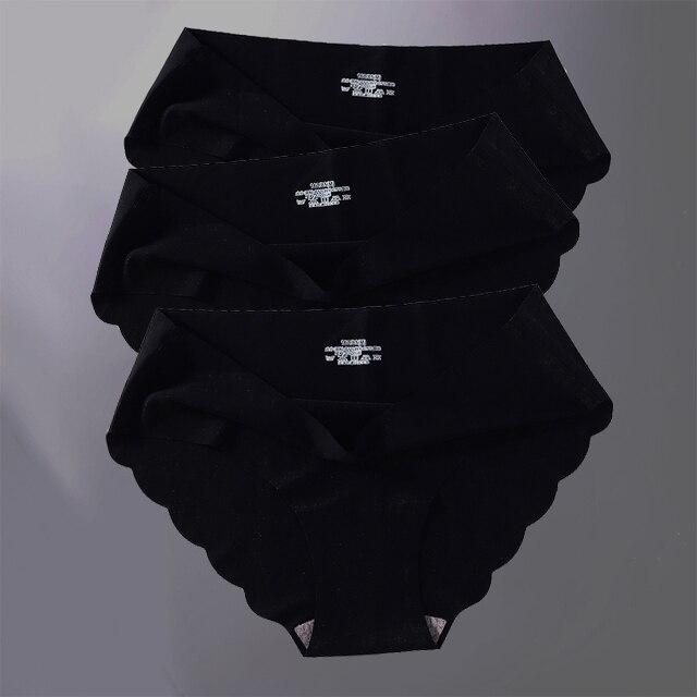 3 Teile/satz Frauen Höschen Sexy Nahtlose Unterwäsche Pantys Dessous für Weibliche Unterhose Weiche Einfarbig Low-Rise Briefs Dessous M