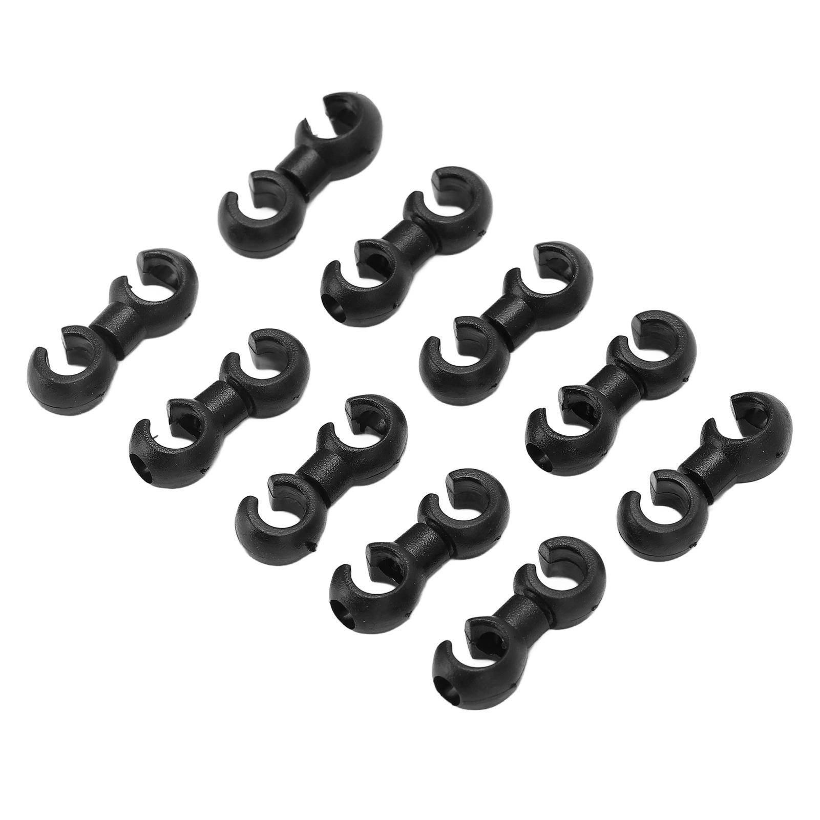 10 STÜCKE Fahrrad Bremskabel S Clips Schnalle Schlauchführung Kreuzlinienklemme Handschellen Nabe S Schnalle