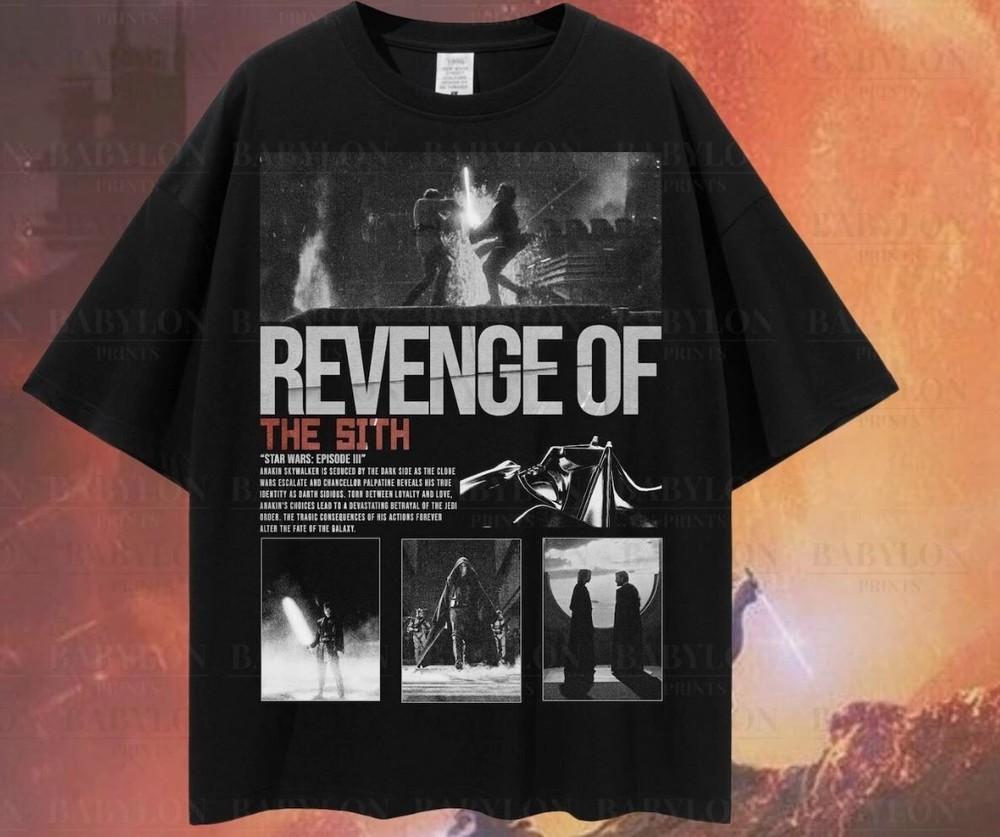 „Die Rache der Sith“-Shirt, Anakin Skywalker-Shirt, Darth Vader-T-Shirt, Neu, Größen S-5XL, Unisex-T-Shirt XXXXL
