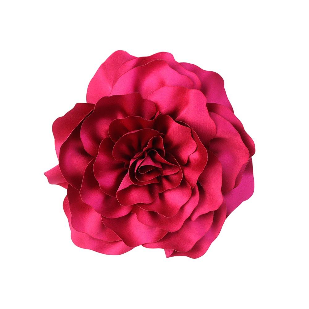 Vintage Blumen Brosche 20cm Große Größe Kleid Anzug Corsage Handgemachtes Bekleidungszubehör rot