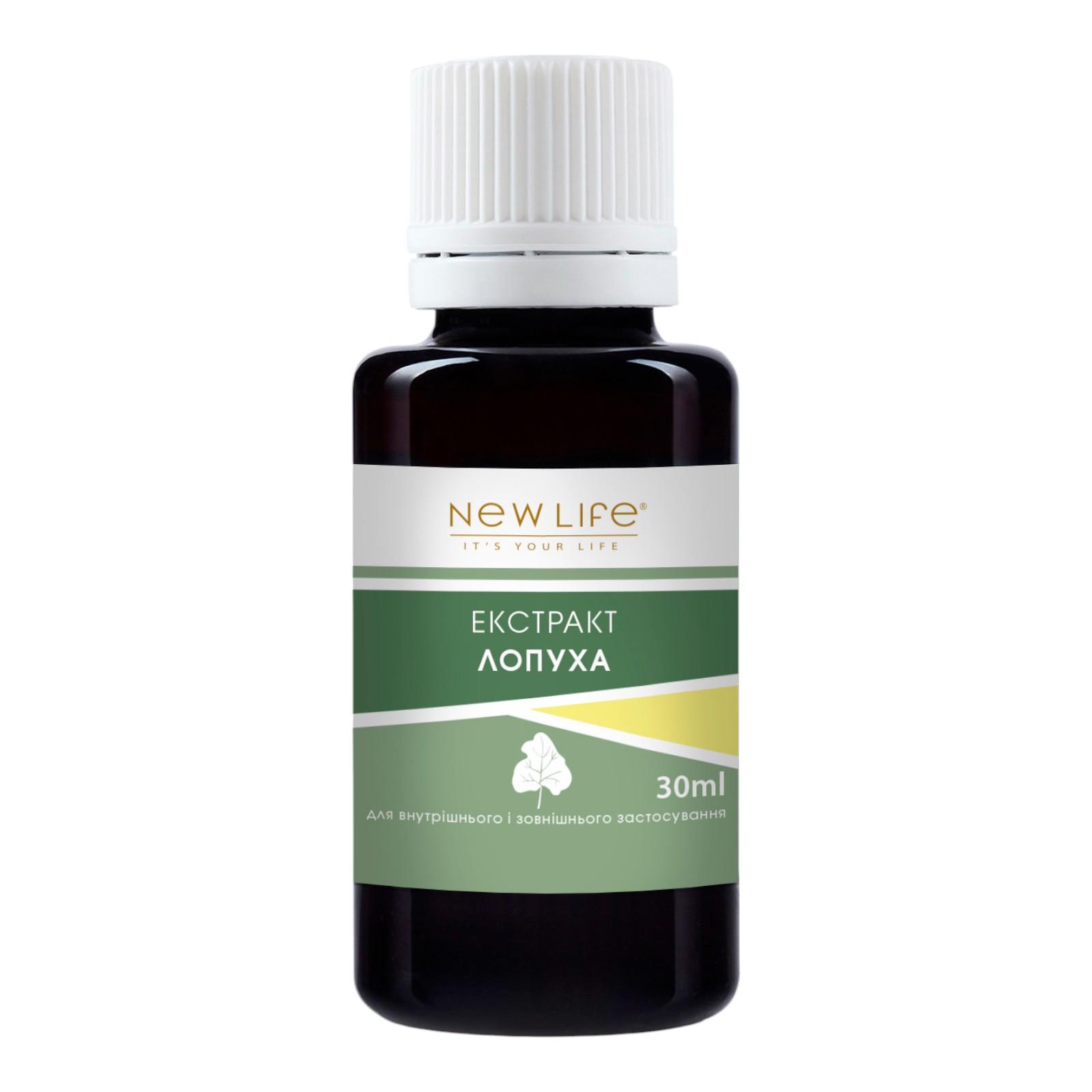 Klettenwurzelextrakt (Saft), Tinktur, pflanzliches flüssiges Nahrungsergänzungsmittel, neues Leben 30 ml (course 2 weeks)