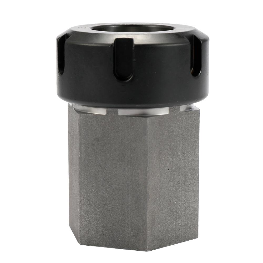 Hartstahl Sechskant CNC-Gravur Schneidemaschine Drehbank Werkzeughalter ER-32 Spannzangenblock