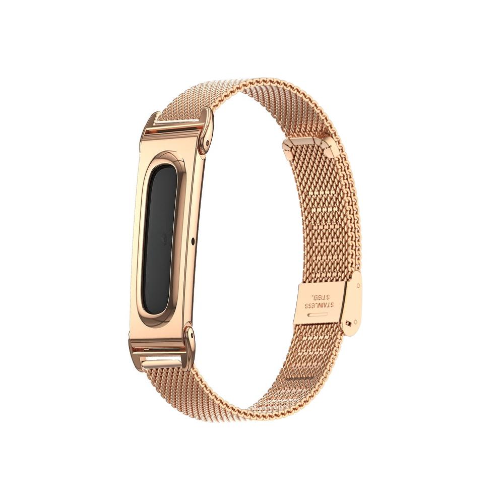 Metall-Uhrarmband mit Metallrahmen-Schließe für Google Fitbit Air google fitbit air gold