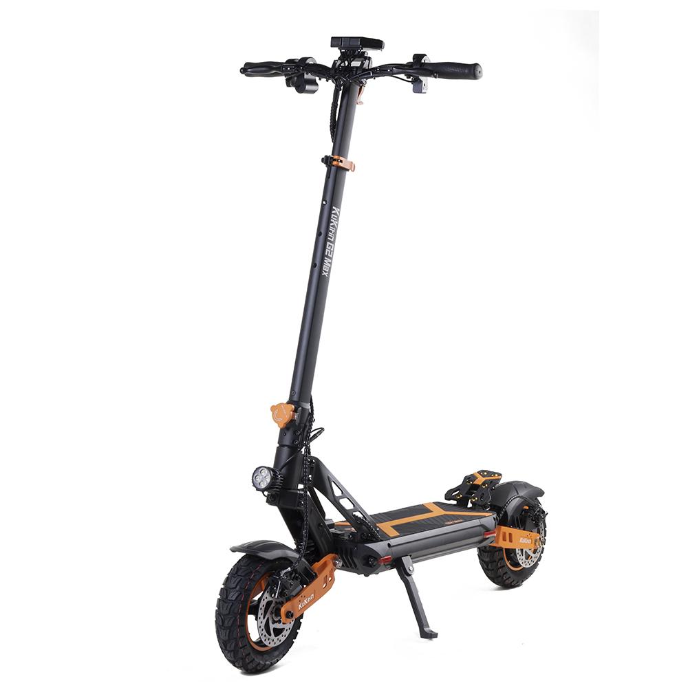 Kukirin G2 Max Outdoor Erwachsenen E-Scooter 1000W Motor 48V20Ah Batterie 10 Zoll Reifen E-Scooter Leiser Reifen Faltbarer Elektroroller schwarz/orange